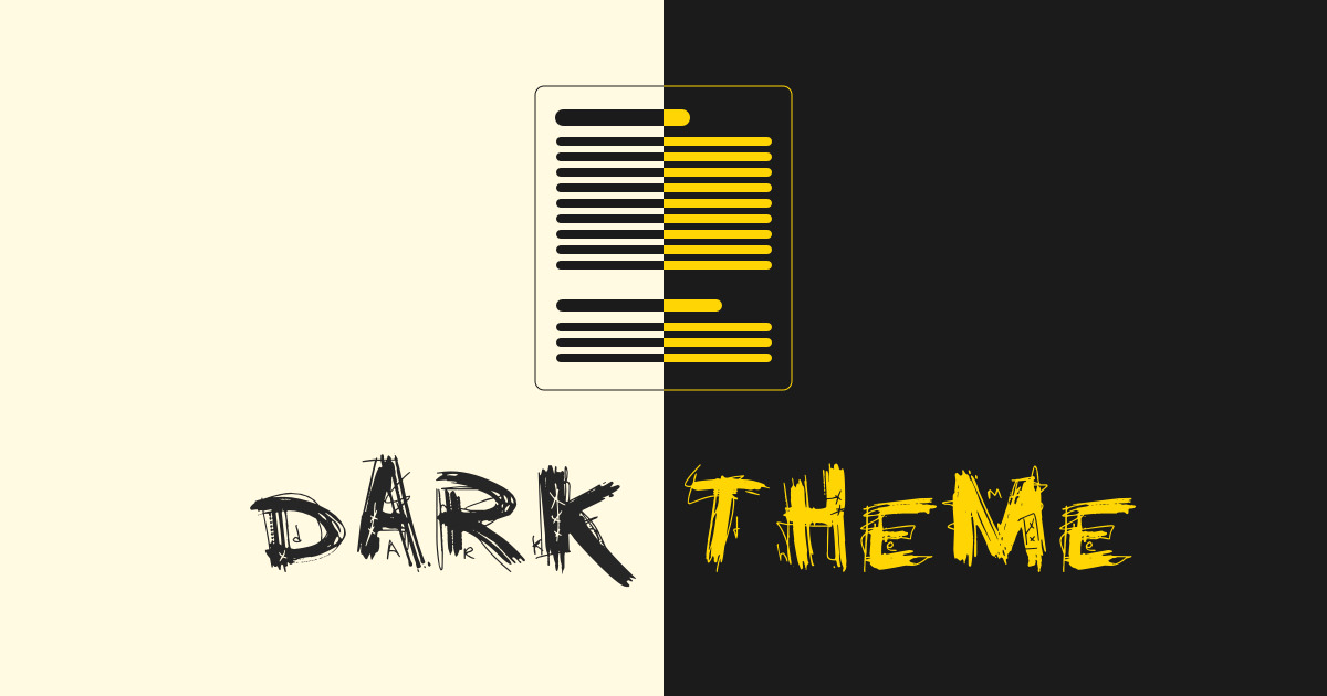 Dark Theme: un sito, due volti